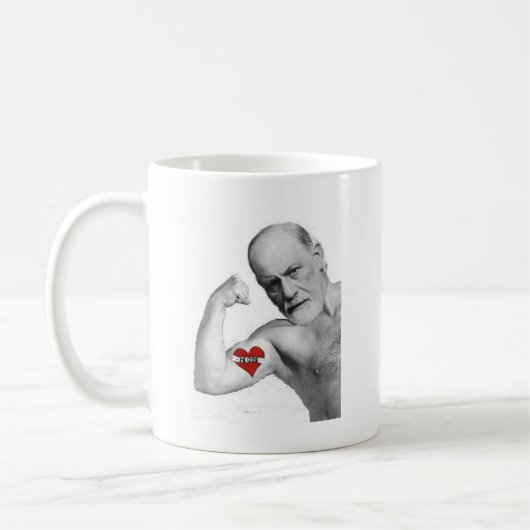 フロイトは彼の母を愛します コーヒーマグカップ (左)