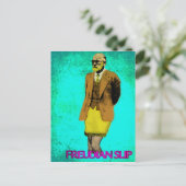 フロイトアスリップまたは滑ることポップ・アートのグランジートミーム ポストカード (スタンド正面)