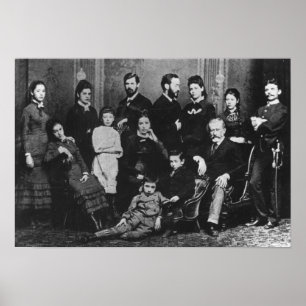 フロイト家族、c.1876 ポスター