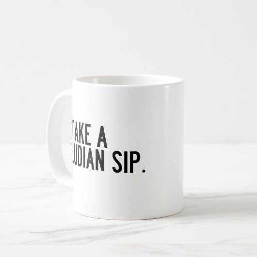 フロイト派の一口のマグ コーヒーマグカップ (正面左)