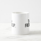 フロイト派の一口のマグ コーヒーマグカップ (中央)
