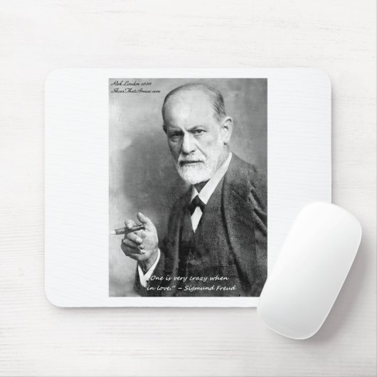 フロイト熱狂する愛好家が引用文ギフトカードなどを愛する マウスパッド (マウス)