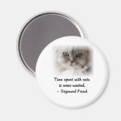 フロイト猫 マグネット (正面/裏面)