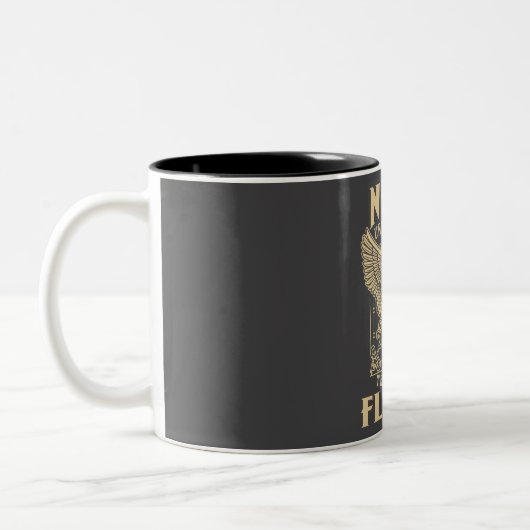 フロイドの力を決して過小評価しない ツートーンマグカップ (左)