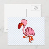 フロイドフラミンゴ ポストカード (正面/裏面)