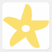 フロウおもしろいェフ スクエアシール (正面)