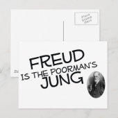 フロウドは貧乏人のユング ポストカード (正面/裏面)