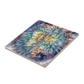 フロエリーアクア&イエローシーアネモネインザウォーター タイル (側面)