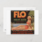 フロオレンジヴィンテージ ポストカード (正面/裏面)