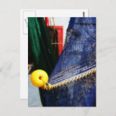 フロカラフルリダ州の魚釣り網と山車のひねり ポストカード (正面/裏面)