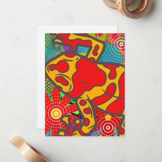 フロガー ノートカード (正面/裏面インサイチュ)