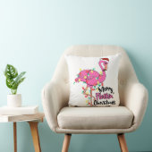 フロキンおもしろいメリークリスマスのフラミンゴ クッション (椅子)