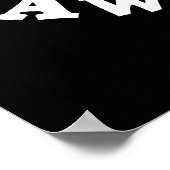 フロギン素晴らしおもしろいフロンプンダークBG ポスター (角)