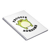 フロギン オーサム ファニー フログ パン ノートブック (右側)