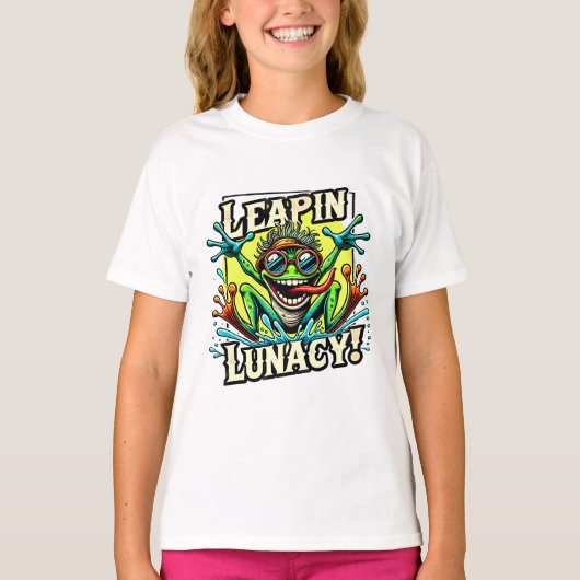 フロギーおもしろい Tシャツ (正面)