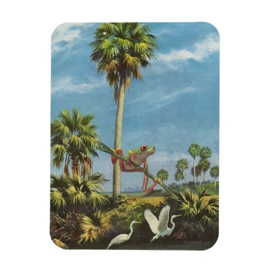 フロギーな見張り –  マグネット (縦)