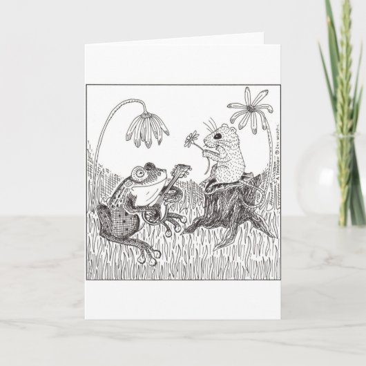 フロギーはコートを着た カード (正面)