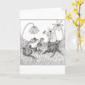 フロギーはコートを着た カード (黄色い花)