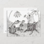 フロギーはコートを着た ポストカード (正面/裏面)