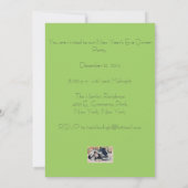 フロギーウィズシャンパンボトル大晦日パーティー 招待状 (裏面)