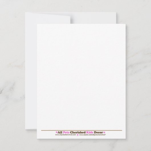 フロギーテイルズブルー縁どベビーシャワー招待状 招待状 (裏面)