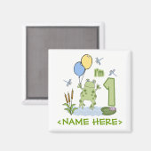 フロギーファースト誕生日 マグネット (正面/裏面)