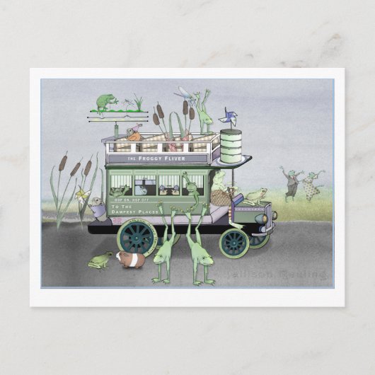 フロギーフライバーオムニバス葉書 ポストカード (正面)