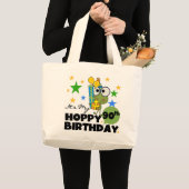 フロギーホピー90誕生日 ラージトートバッグ (正面(商品))