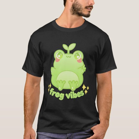フロギー交差カエルS Tシャツ (正面)
