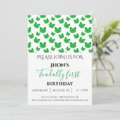 フロギー子供の誕生日パーティー 招待状 (スタンド正面)