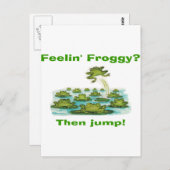 フロギー感 ポストカード (正面/裏面)