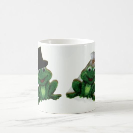 フロギー結婚のマグカップ コーヒーマグカップ (中央)