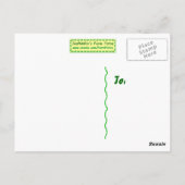 フロギー結婚ズ – ハネムーンハガキ ポストカード (裏面)