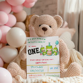 フロギー誕生祝い- 1年! 招待状