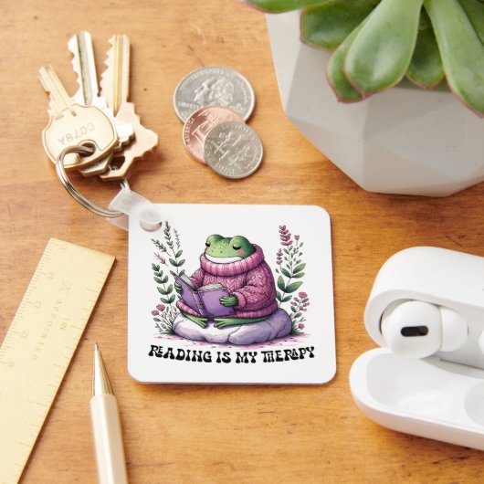 フロギー読のセラピー キーホルダー (デスク)