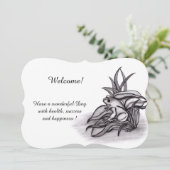 フロギー、テキストの追加招待状 招待状 (スタンド正面)