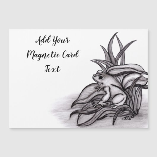 フロギー、テキストの追加 (正面)