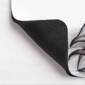 フロギー、テキストの追加 マウスパッド (コーナー)