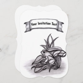 フロギー、テキストの追加 招待状