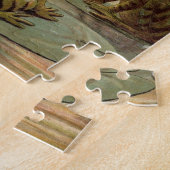 フログスリリパッドムーンイラストレーション ジグソーパズル (側面)