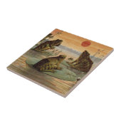 フログスリリパッドムーンイラストレーション タイル (側面)