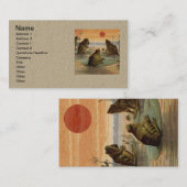 フログスリリパッドムーンイラストレーション 名刺 (正面/裏面)