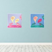 フログス間抜けアートプリント (ウッドフロア)