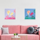 フログス間抜けアートプリント (リビング)