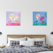 フログス間抜けアートプリント (寝室)