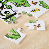 フログバタフライ(昆虫)マルハナバチジグソーパズル ジグソーパズル (側面)