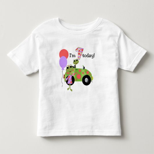 フログモダンスの誕生日 トドラーTシャツ (正面)