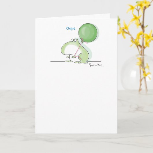 フロゴ カード (黄色い花)