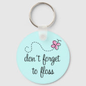 フロスおもしろい歯科衛生士キーチェーン キーホルダー (正面)