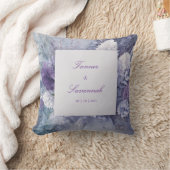 フロスエレガントトラベンダーフローラ結婚ズ クッション (ブランケット)